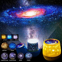 Load image into Gallery viewer, Multifunctional LED Night Light Star Projector Lamp, 5 Sets of Film