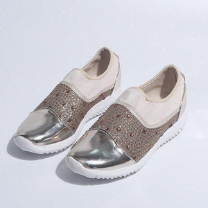 Women Woven Mesh Flat Shoes