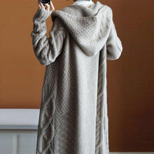 Load image into Gallery viewer, Women&#39;s Long Sweater Coat