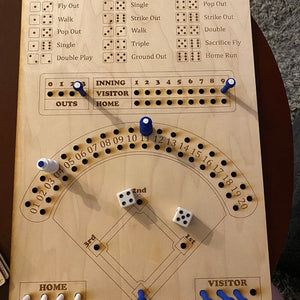 Baseball Dice Board Game