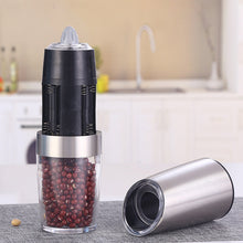 Load image into Gallery viewer, Automatic Electric Gravity Induction Salt and Pepper Grinder