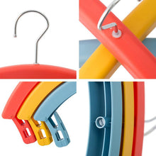 Load image into Gallery viewer, Three-Tier Rainbow Swivel Coat Hanger