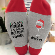 Load image into Gallery viewer, Christmas Letter Print Socks