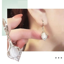 Load image into Gallery viewer, Shiny Cat Eye Earrings