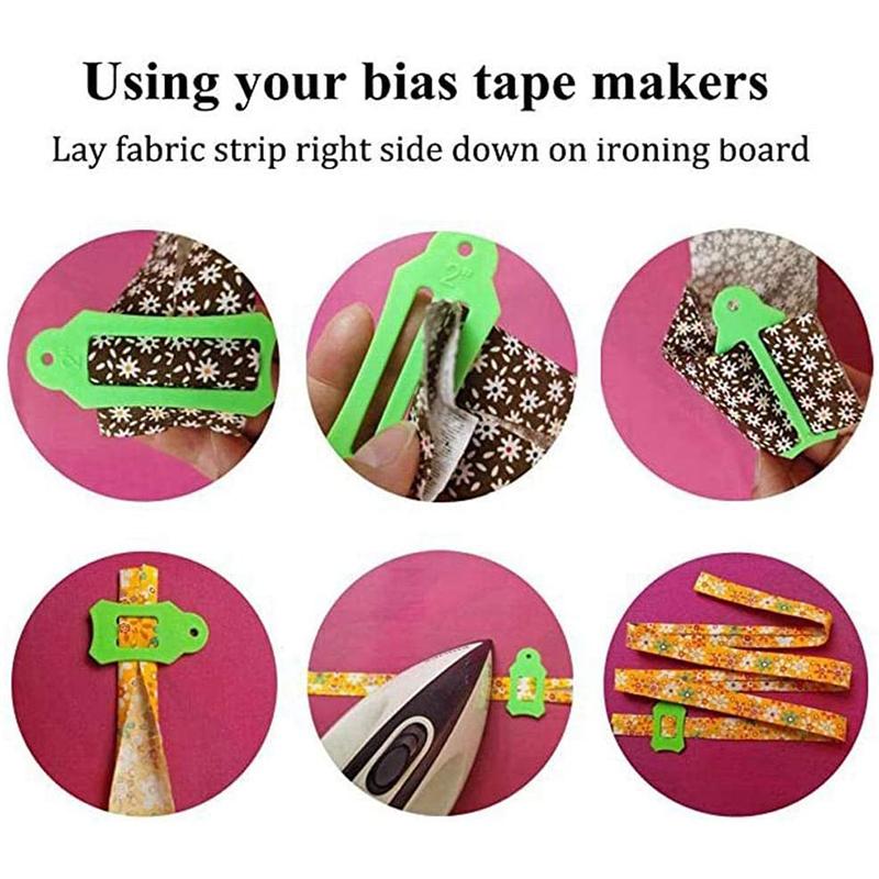 Jelly Roll Bias Tape Maker Tool Set