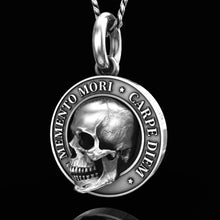 Load image into Gallery viewer, Memento Mori Skull Pendant