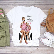 Load image into Gallery viewer, Mother&#39;s Day Theme Printed T-shirt