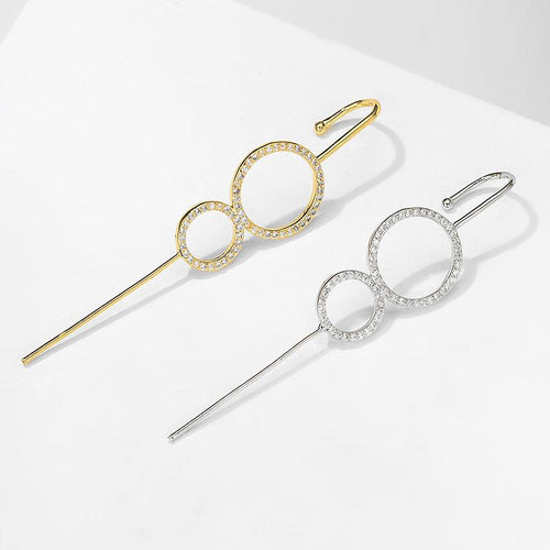 Double Circle Hook Earring