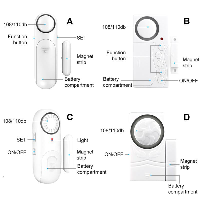 Wireless Door Window Alarm