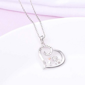 Sterling Silver Elephant Necklace