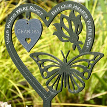 Load image into Gallery viewer, Memorial Gift Angel Feather Ornament - Garden Memorial Plaque