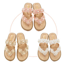 Load image into Gallery viewer, Women&#39;s Bohemian Sparkle Bling Flip Flops