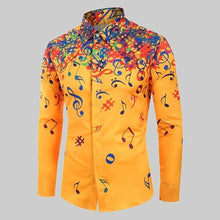 Load image into Gallery viewer, Colorful Music Notes Men&#39;s Shirt