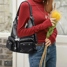 Load image into Gallery viewer, Multi-Pocket Vintage Shoulder Bag