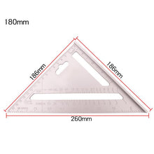 Load image into Gallery viewer, Aluminum Alloy Triangle and Square Ruler