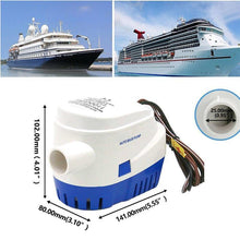 Load image into Gallery viewer, Automatic Submersible Boat Bilge Water Pump