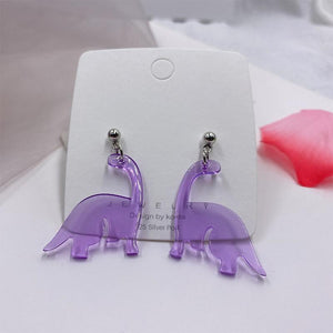 Acrylic Little Dinosaur Earrings