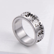 Load image into Gallery viewer, Stainless Steel Rotatable Gear Ring