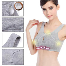 Load image into Gallery viewer, Women Anti-Sagging Cotton Sports Bra, 3 packs