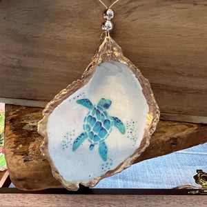 Oyster Shell Art Ornament