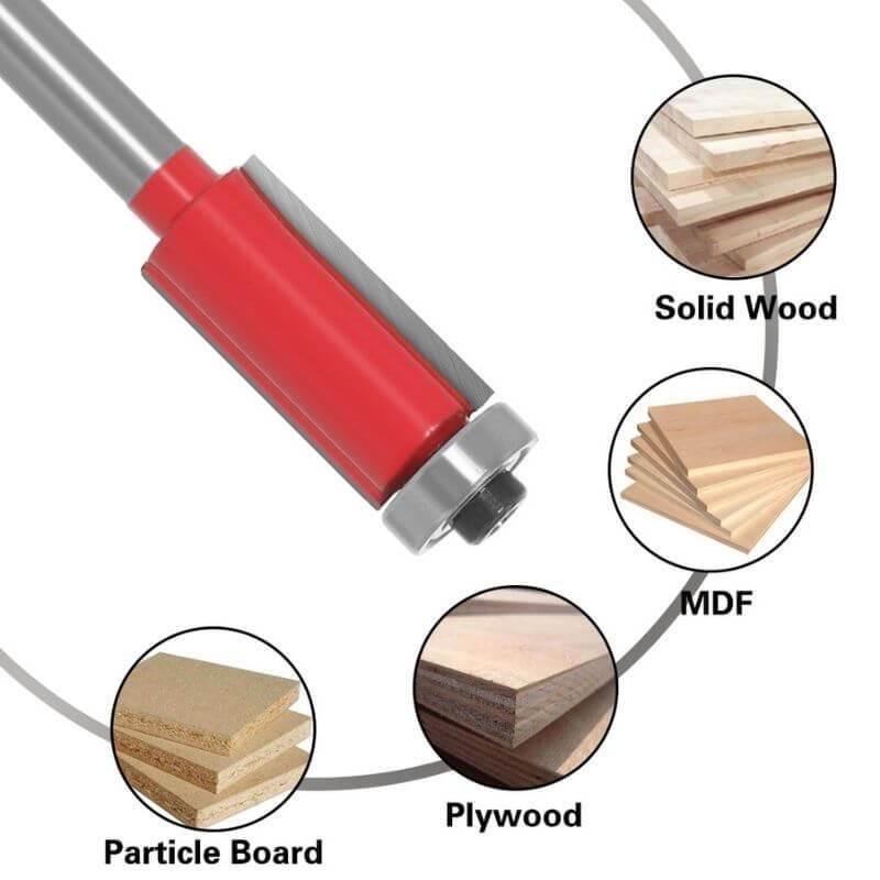 1/4‘’ Shank Flush Trim Router Bits