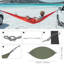 Load image into Gallery viewer, Outdoor Camping Hammock Set