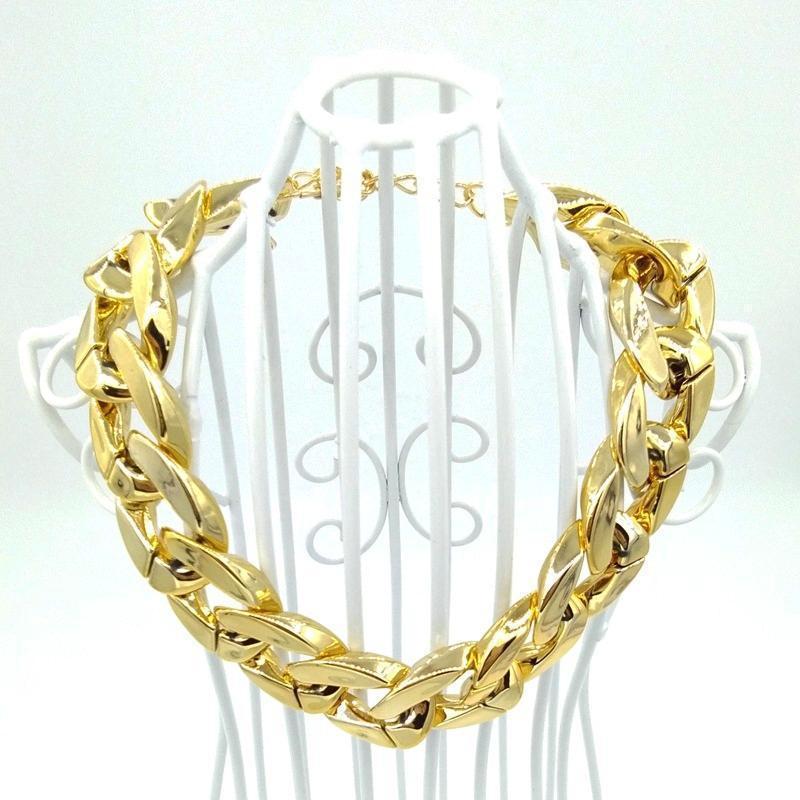 Thick Gold Chain Pets Safety Collar