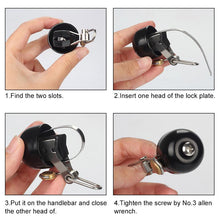 Load image into Gallery viewer, Folding Bicycle Horn Bike Bell