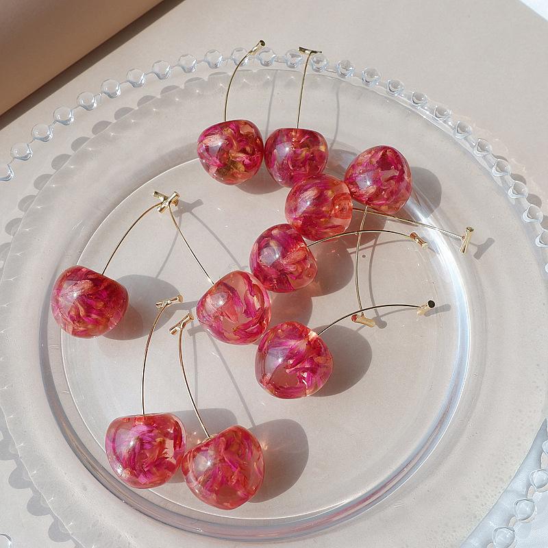 Cute 3D Cherry Earrings