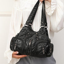 Load image into Gallery viewer, Soft PU Leather Handbag