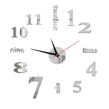 Load image into Gallery viewer, Modern DIY Punch-Free Wall Clock