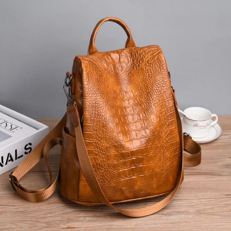 Women Fashion Soft Leather Backpack