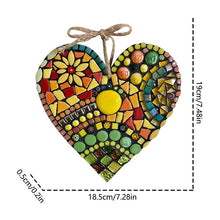 Load image into Gallery viewer, Large Garden Mosaic Heart Decoration