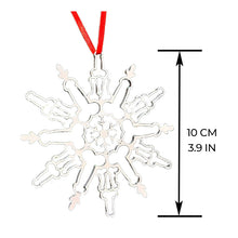 Load image into Gallery viewer, Funny Snowflake Ornament