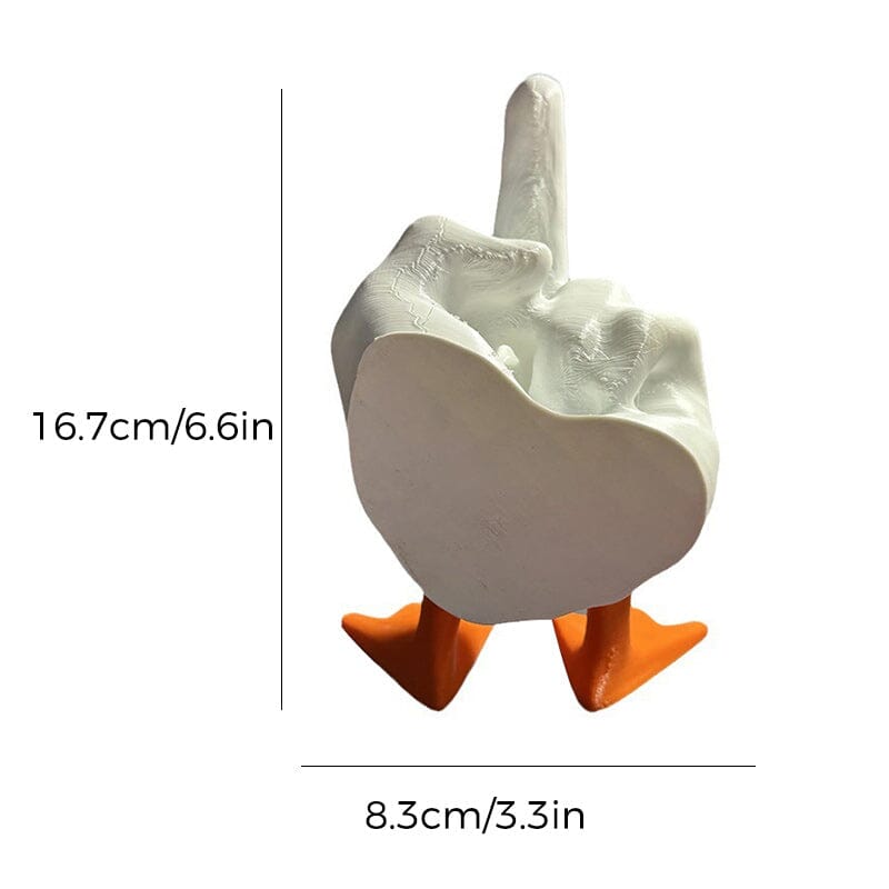 🦆Middle Finger Duck Resin Ornament🦆