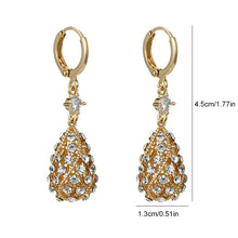 Load image into Gallery viewer, Fashion Diamond Water-Drop Earrings