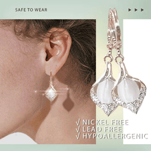 Load image into Gallery viewer, Shiny Cat Eye Earrings