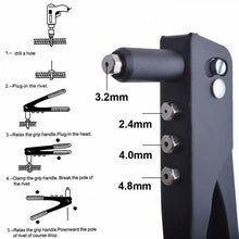 Load image into Gallery viewer, Manual Double Handle Rivet Gun