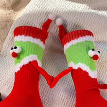 Load image into Gallery viewer, Christmas Hand in Hand Socks