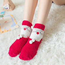 Load image into Gallery viewer, Christmas Gift Box - Cute Plush Socks（4 pairs）