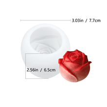 Load image into Gallery viewer, 3D Silicone Rose Shape Ice Cube Mold