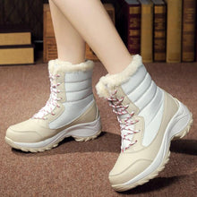 Load image into Gallery viewer, Waterproof Women High-Top Cotton Shoes