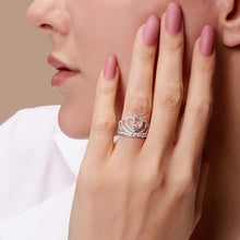 Load image into Gallery viewer, 925 Sterling Silver Princess Crown Ring