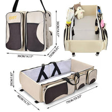 Load image into Gallery viewer, Portable Mummy Bag Folding Baby Cradle