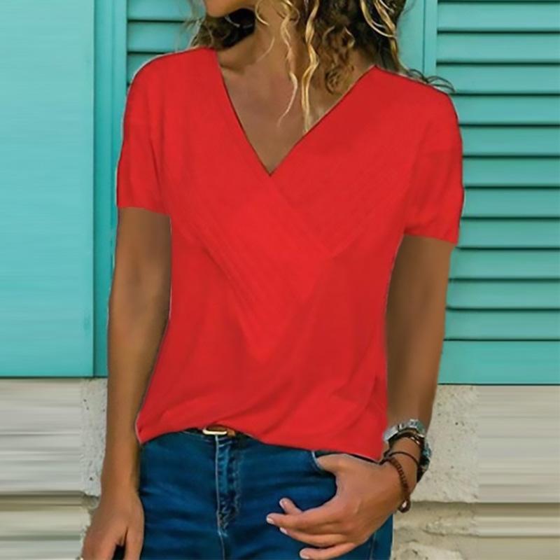 Flodress Classic V-Neck Short Sleeve T-shirt