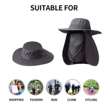 Load image into Gallery viewer, OUTDOOR SUNHAT-(Shape-able, Crush-able, Fold-able, Ultra Wind Resistant)