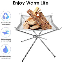 Load image into Gallery viewer, Outdoor Folding Bonfire Rack