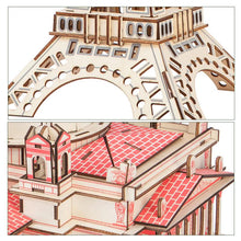 Load image into Gallery viewer, 3D Wood Architecture Puzzle