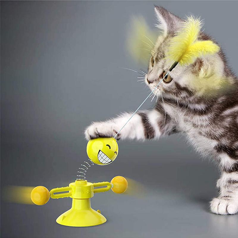 Interactive Spring Man Cat Toy