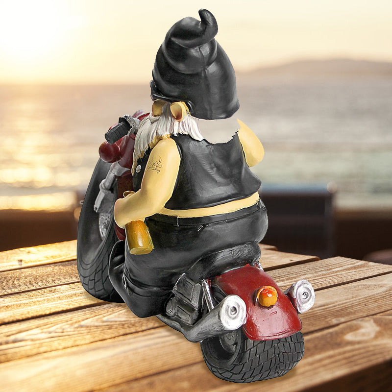 THE BIKER GNOME STATUE